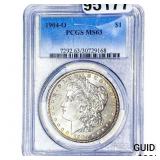 1904-O Morgan Silver Dollar PCGS MS63