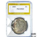 1904 Morgan Silver Dollar PGA MS64