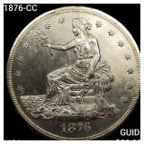 1876-CC Silver Trade Dollar UNCIRCULATED
