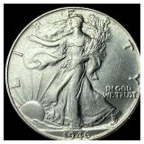 1946-S Silver Walking Liberty Half Dollar CLOSELY
