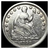 1858-O Silver Half Dime CHOICE AU