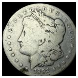 1892-CC Silver Morgan Dollar LIGHTLY CIRCULATED