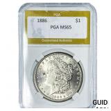 1886 Morgan Silver Dollar PGA MS65