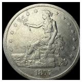 1877-S Silver Trade Dollar CLOSELY UNCIRCULATED