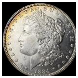 1884-S Silver Morgan Dollar CHOICE BU