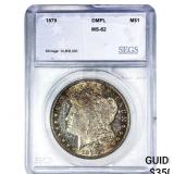 1879 Morgan Silver Dollar SEGS MS62