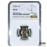 1954 Jefferson Nickel NGC PF67