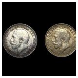 1925, 1917 Silver Threepence UNCIRCULATED