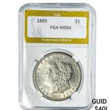 1889 Morgan Silver Dollar PGA MS64