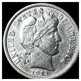 1913 Barber Dime CLOSELY UNCIRCULATED