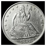 1858-O Silver Half Dollar UNCIRCULATED