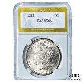 1886 Morgan Silver Dollar PGA MS65