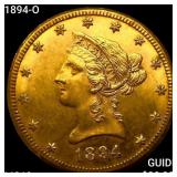 1894-O $10 Gold Eagle CHOICE BU