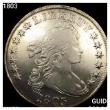 1803 Draped Bust Dollar CLOSELY UNCIRCULATED