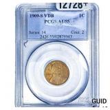 1909-S VDB Wheat Cent PCGS AU55