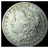 1896-S Silver Morgan Dollar NEARLY UNCIRCULATED