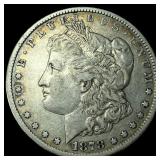 1878-S Silver Morgan Dollar NEARLY UNCIRCULATED