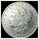 1904-S Silver Morgan Dollar NEARLY UNCIRCULATED