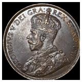 1913 Canada Bronze 1 Cent GEM BU