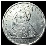 1859-O Silver Half Dollar CLOSELY UNCIRCULATED