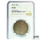 1819 Capped Bust Half Dollar NGC XF40