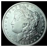 1891-O Silver Morgan Dollar CLOSELY UNCIRCULATED