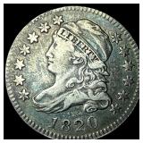 1820 Capped Bust Dime NEARLY UNCIRCULATED