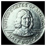 1934 Maryland Tercentenary Silver Half Dollar UNCI