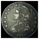 1835 Capped Bust Half Dollar NEARLY UNCIRCULATED