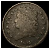 1835 Classic Head Half Cent LIGHTLY CIRCULATED