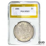 1886 Morgan Silver Dollar PGA MS63