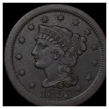 1853 Braided Hair Large Cent CHOICE AU