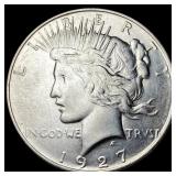 1927-D Peace Silver Dollar CLOSELY  UNCIRCULATED