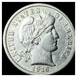 1916 Silver Barber Dime CLOSELY UNCIRCULATED