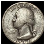 1932-D Silver Washington Quarter LIGHTLY CIRCULATE