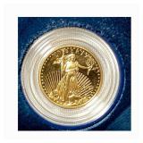 2002 American Eagle 1/10 oz Gold Proof Coin