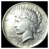 1921 Silver Peace Dollar UNCIRCULATED