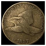 1857 Flying Eagle Cent NICELY CIRCULATED