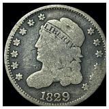 1829 Capped Bust Half Dime NICELY CIRCULATED