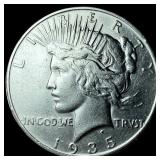 1935 Silver Peace Dollar CHOICE AU