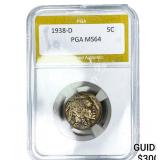 1938-D Buffalo Nickel PGA MS64