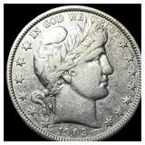 1903-O Silver Barber Half Dollar CLOSELY UNCIRCULA