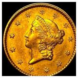 1850 Gold $1 Type 1 CLOSELY UNCIRCULATED