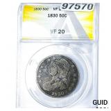 1830 Capped Bust Half Dollar ANACS VF20