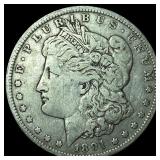 1891-O Silver Morgan Dollar LIGHTLY CIRCULATED