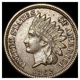 1862 Copper-Nickel Indian Head Cent UNCIRCULATED