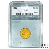 1926 $2.50 Gold Quarter Eagle NTC MS63