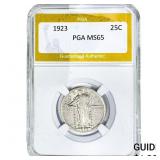 1923 Standing Liberty Quarter PGA MS65