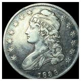 1836 Capped Bust Half Dollar NEARLY UNCIRCULATED