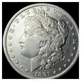 1891-O Silver Morgan Dollar CLOSELY UNCIRCULATED